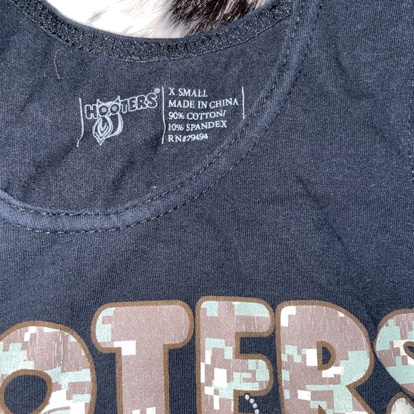 XS Hooters Black Uniform Military - Picture 2 of 3